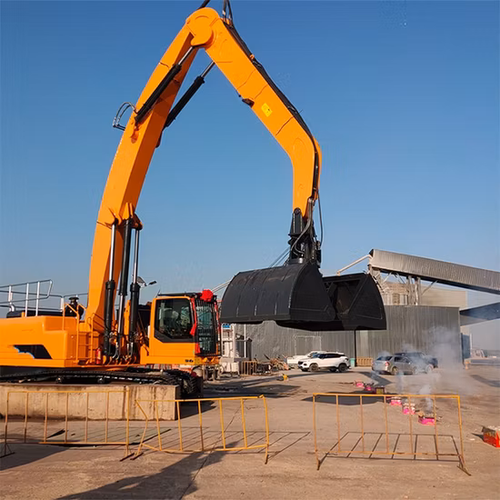 Balde de garra hidráulica para escavadeira